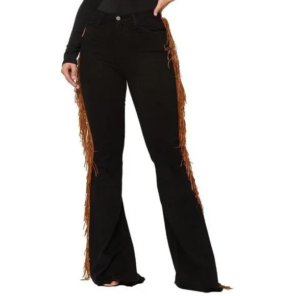 Fringe Bell Bottom - Picture 4 of 5